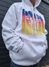 Load image into Gallery viewer, White Hoody with chest print
